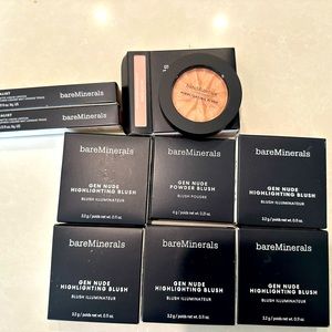 BareMinerals different color blushes. Each for 18$